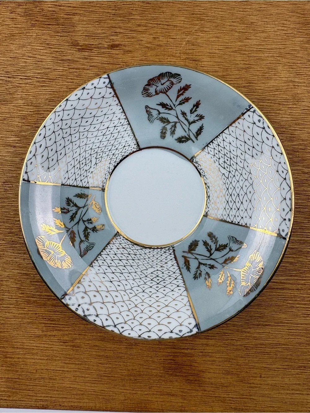Vintage Napcoware (Napco) Japanese Lusterware Teacup and Saucer Set.